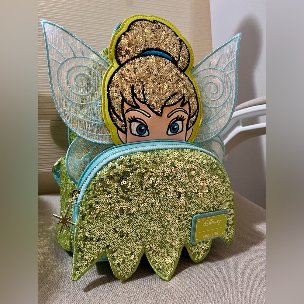 Sequin Loungefly mini backpack